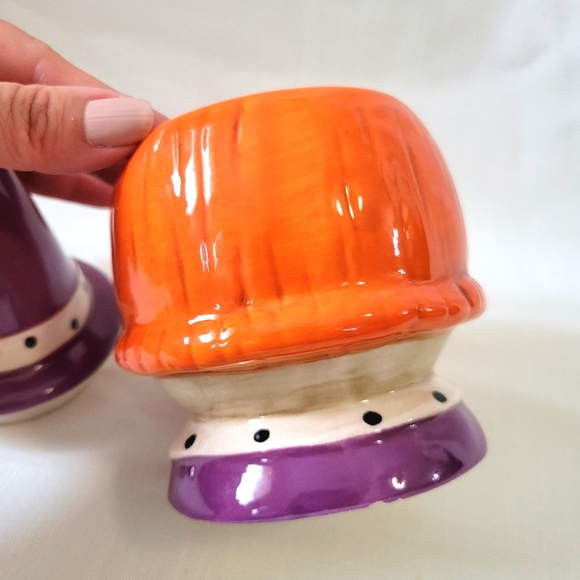 Johanna Parker Witch Candy Dish *New Vintage Inspired Halloween Canister - Picture 12 of 14